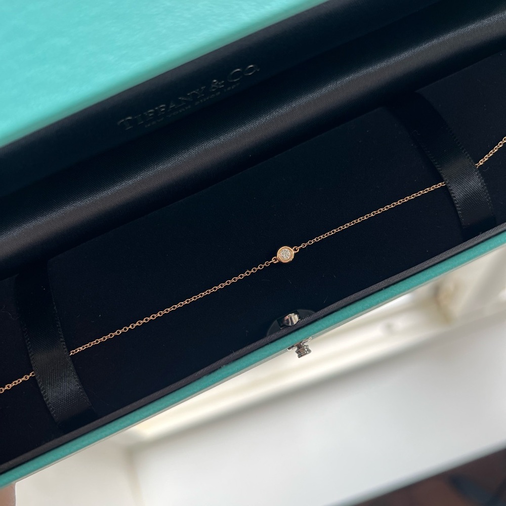 Tiffany & Co Elsa Peretti® rose gold bracelet.